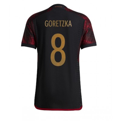 Njemačka Leon Goretzka #8 Gostujuci Dres SP 2022 Kratak Rukav